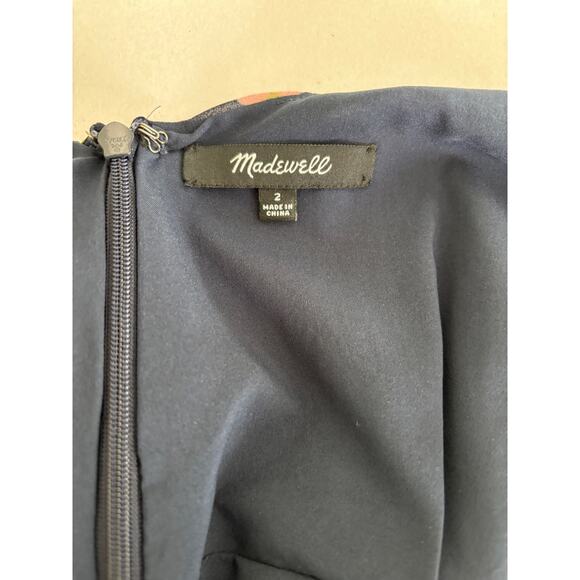 Madewell Wrap Confetti Floral Mini Dress Size 2 - Picture 9 of 12